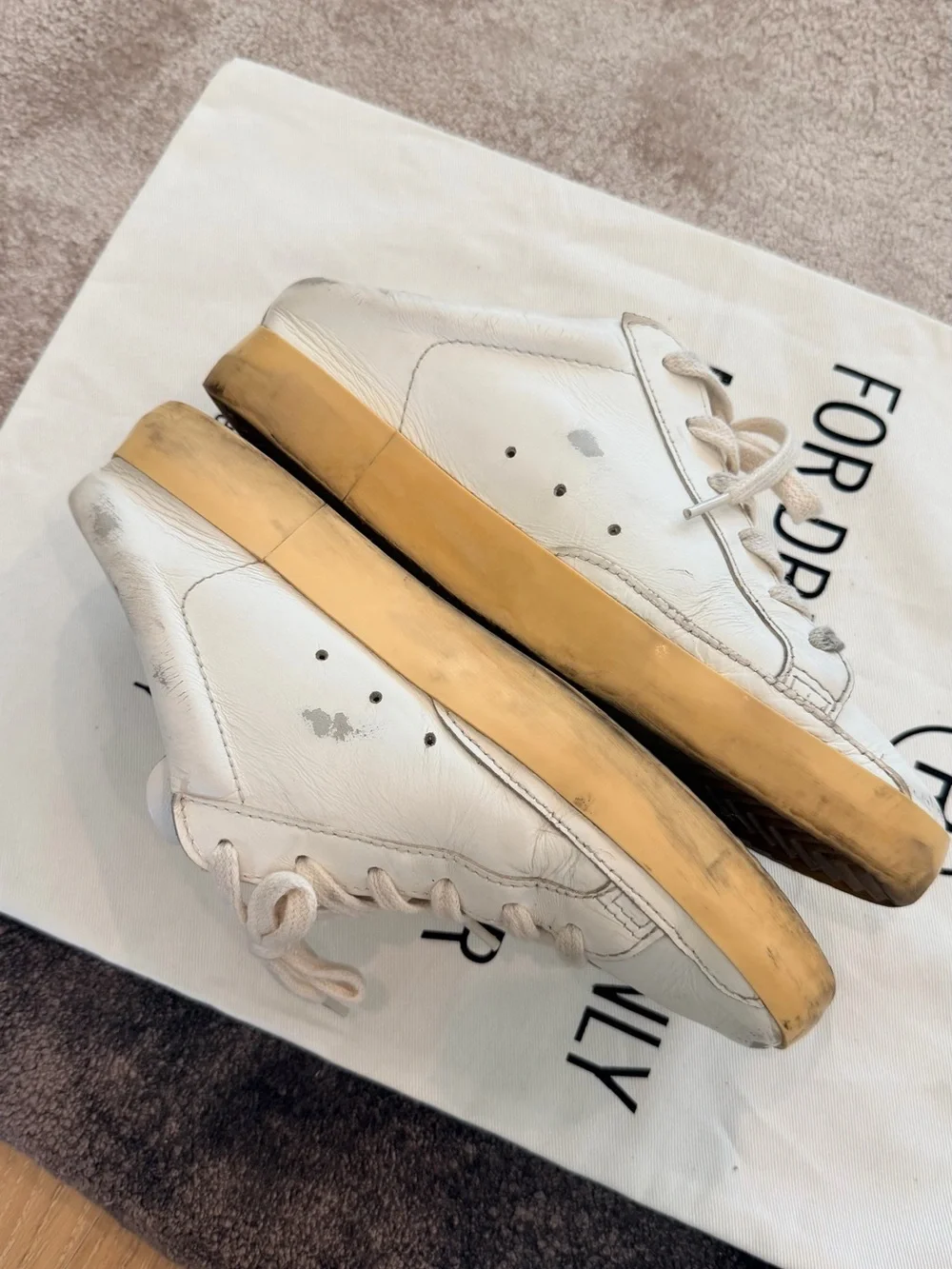 Golden Goose White Super-Star Sabot Sneakers